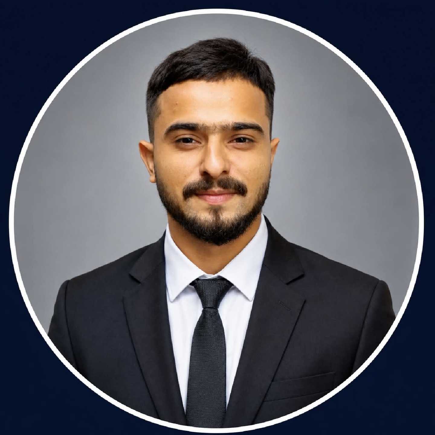 MUHAMMAD TALHA profile photo - man in suit